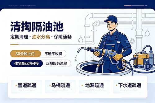 靖江清掏隔油池